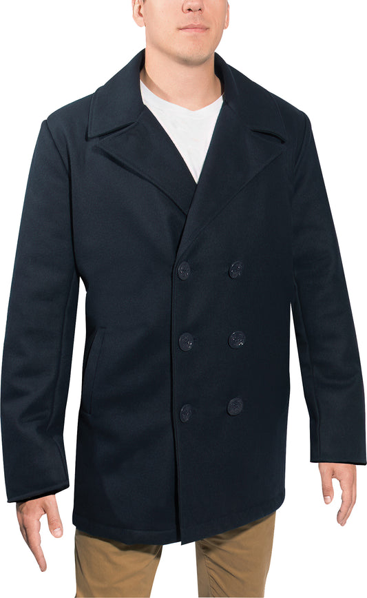 Navy Blue - Deluxe Pea Coat