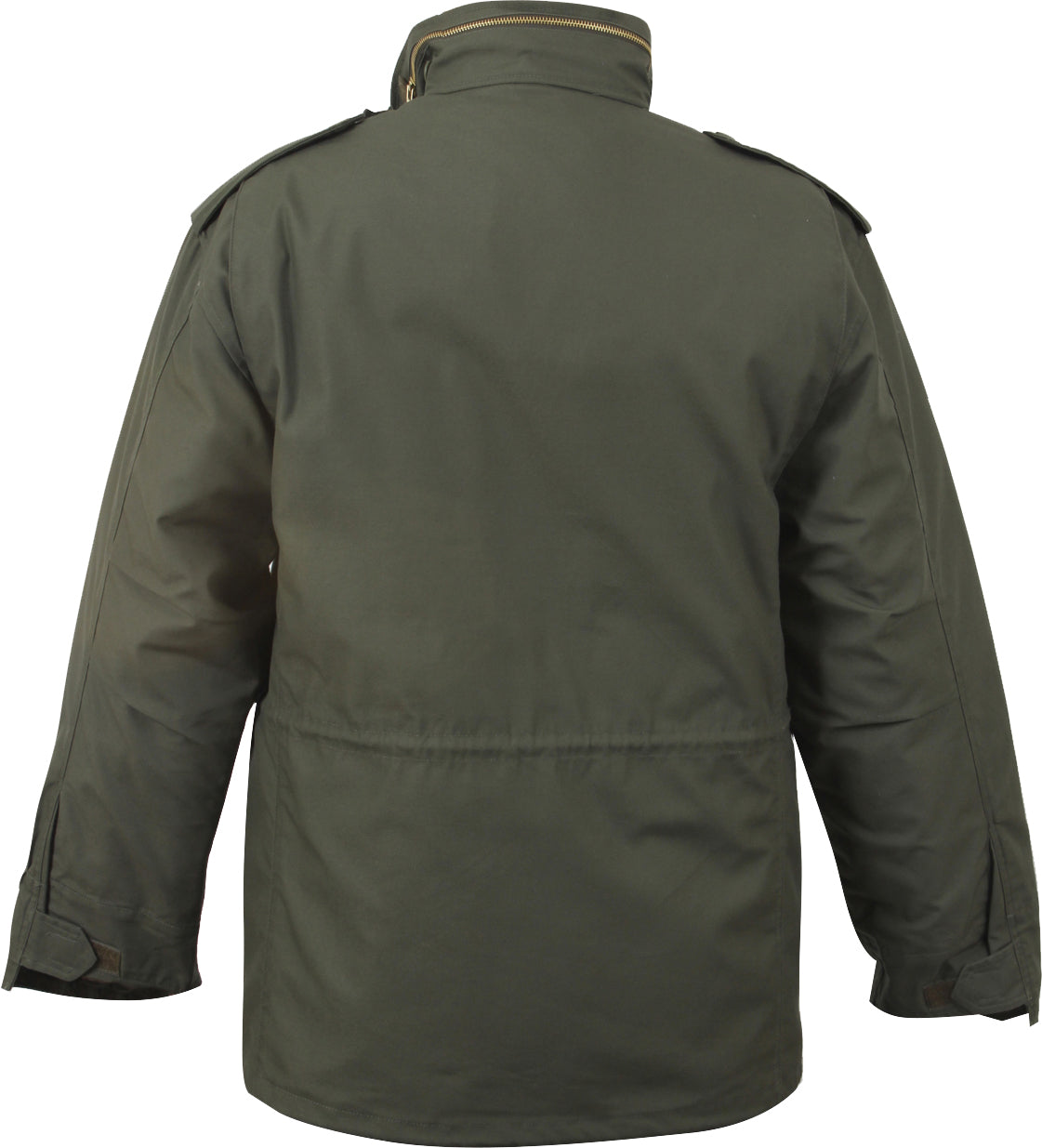 Olive Drab - Tactical M-65 Field Jacket Army Coat M65 - Poly/Cotton Twill - with Removeable Liner
