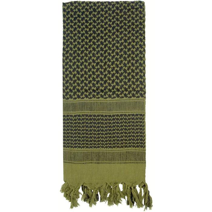 Olive Drab / Black - Shemagh Tactical Desert Scarf