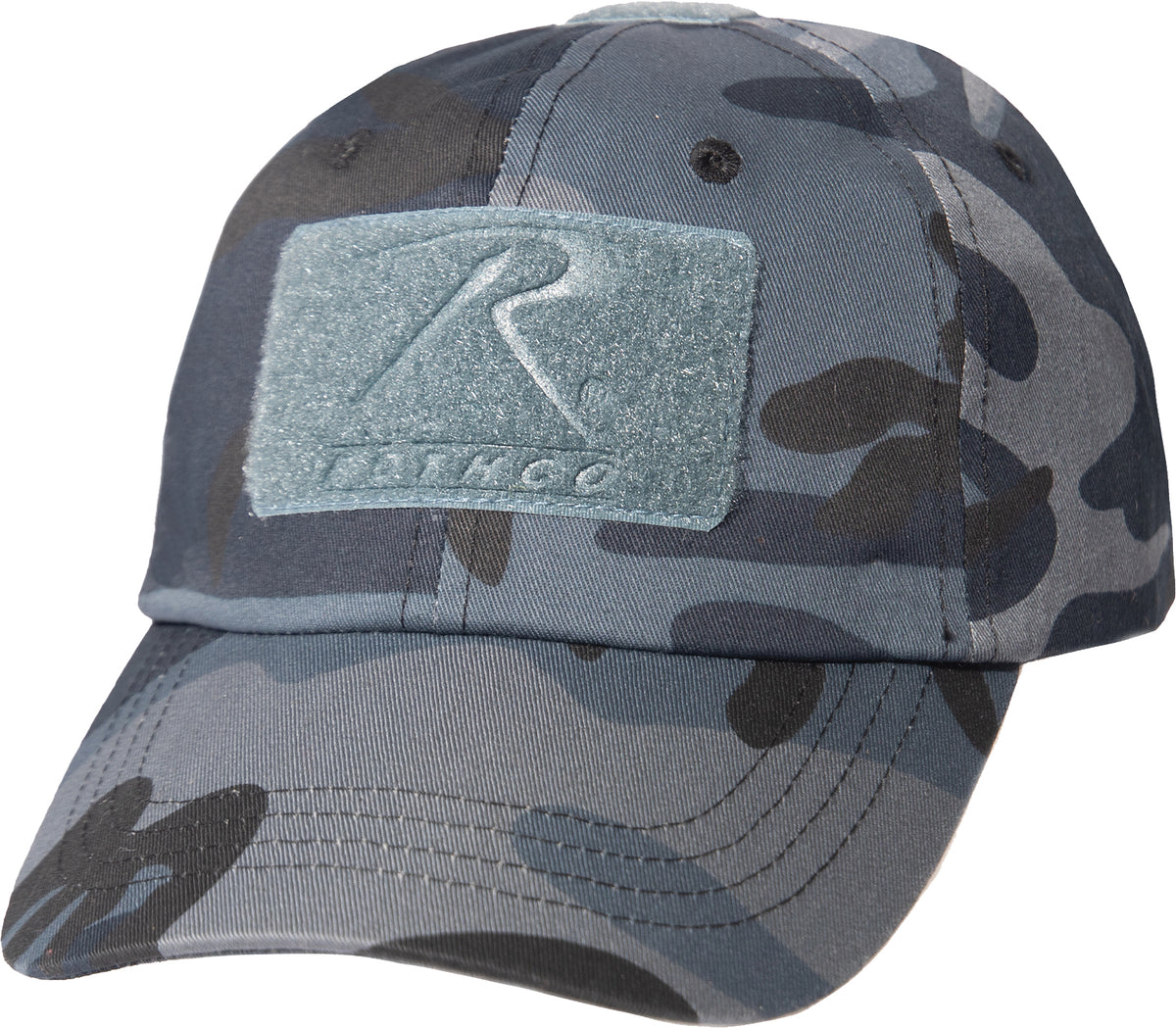 Midnight Blue Camo - Tactical Operator Loop Baseball Cap, Adjustable, Unstructured
