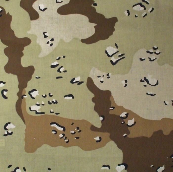 Desert Camouflage Six-Color - Military Jumbo Bandana 27 in. x 27 in.