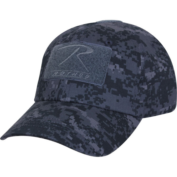 Midnight Digital Camo - Tactical Operator Loop Baseball Cap, Adjustable, Unstructured