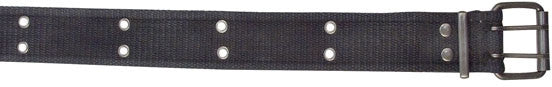 Black - Military GI Vintage Style Pistol Belt - Cotton