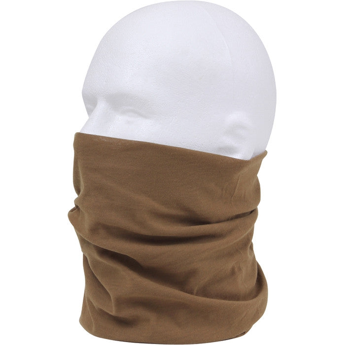 Coyote Brown - Multi-Use Neck Gaiter & Face Cover Tactical Lightweight Wrap