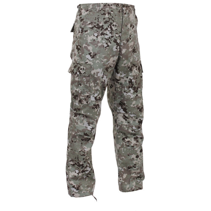 Total Terrain Camouflage - Tactical BDU Pants Cargo Fatigues - Poly/Cotton Twill - Button Fly