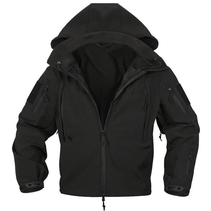 Black - Tactical Special Operations Soft Shell Jacket