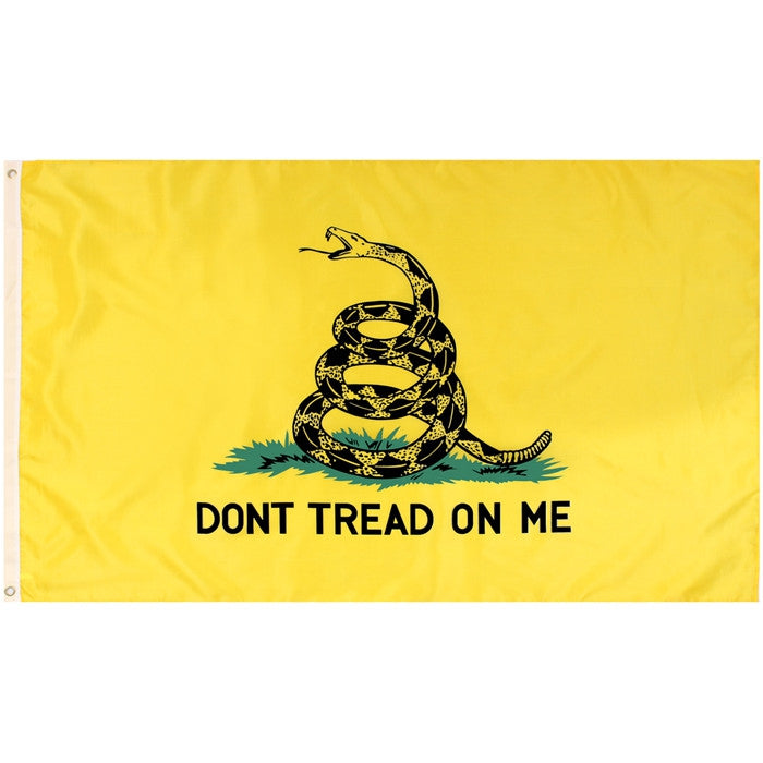 Yellow - Don't Tread On Me Flag - 2' X 3'