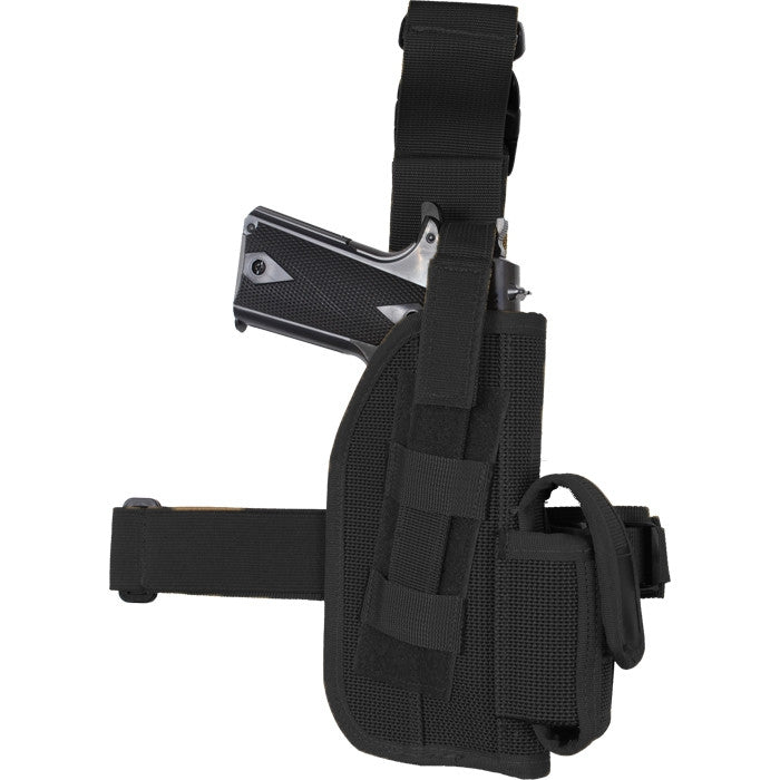 Black - Tactical 5 in. Drop Leg Beretta Holster