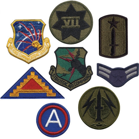 Assorted Official US Military Army Air Force Patches 50 Pack