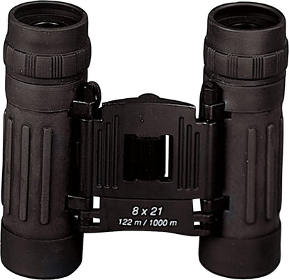 Black - Military GI Style Compact Binoculars 8 x 21mm