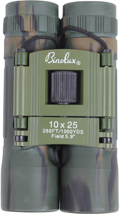 Woodland Camouflage - GI Compact Binoculars 10 x 25mm