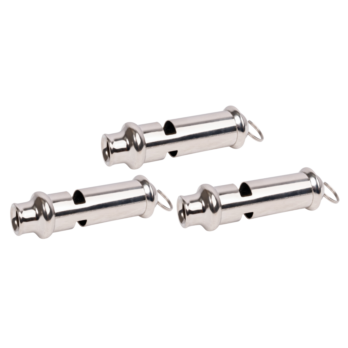 Scout Guide Police Metal Whistle DB 90 Polished Chrome - 3PACK