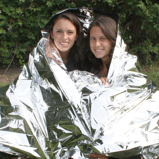 2 Person Polarshield Survival Emergency Blanket Lightweight Waterproof Thermal Blanket (96" x 60")
