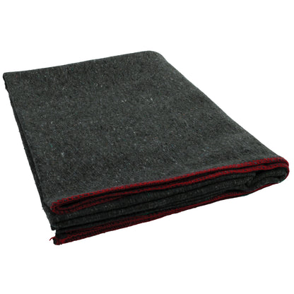 Grey - Warm Rescue Blanket 60 in. x 80 in. - Wool