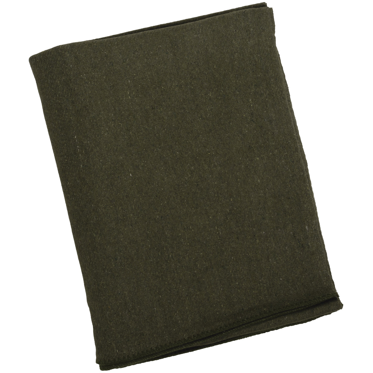Olive Drab - Warm Rescue Blanket 60 in. x 80 in. - Wool