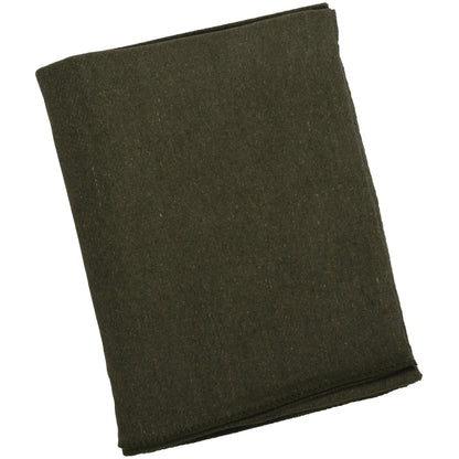 Olive Drab - Warm Rescue Blanket 60 in. x 80 in. - Wool