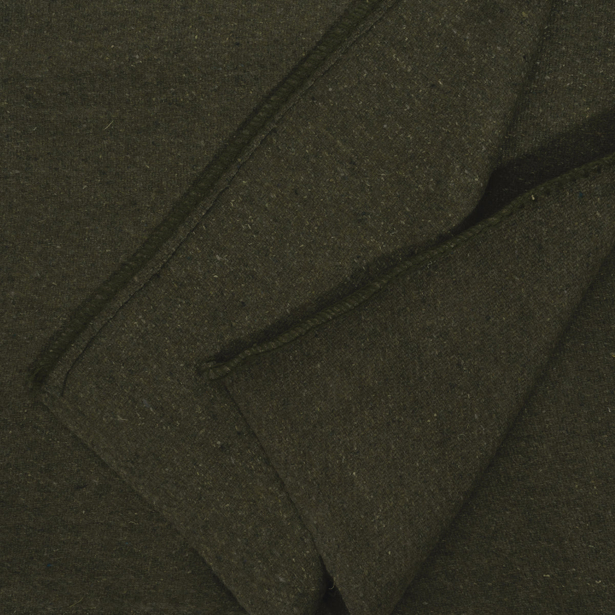 Olive Drab - Warm Rescue Blanket 60 in. x 80 in. - Wool