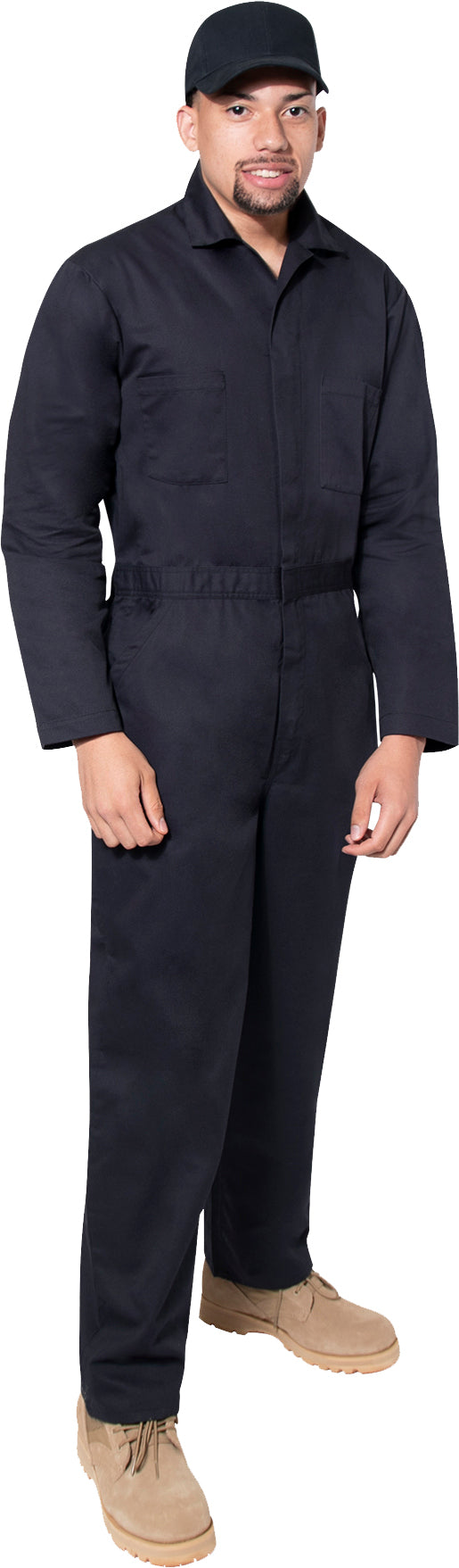 Midnight Blue - Workwear Coveralls Contractor Mechanics Work Full Body Suit