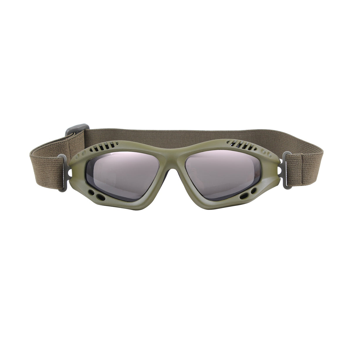 Olive Drab Tactical Goggles Anti Scratch Anti Fog Military Eye Protection UV400 Ballistic Style Goggles