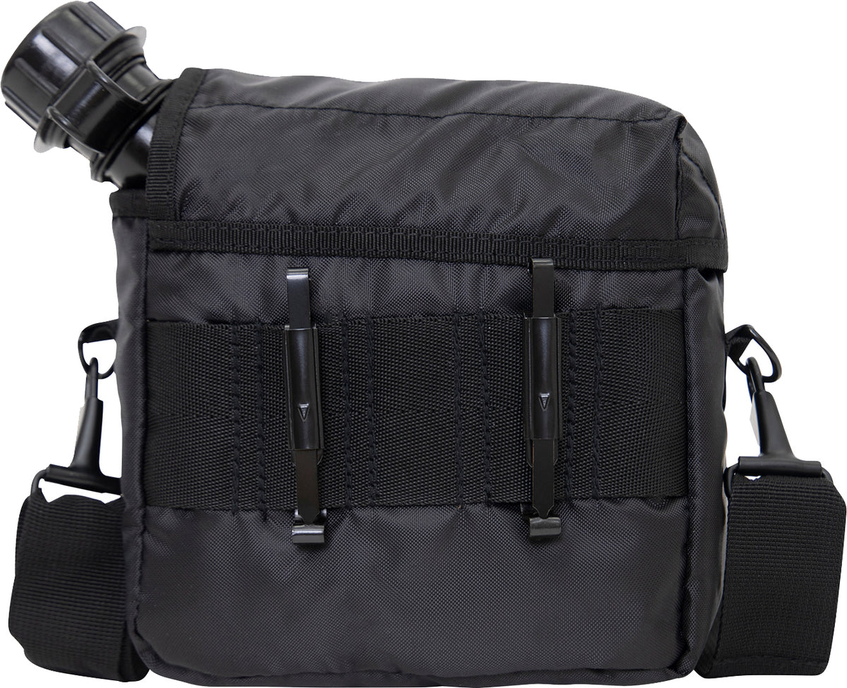 Black - Military GI Style 2 Quart Bladder Canteen Cover
