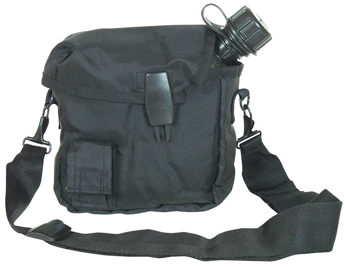 Black - Military GI Style 2 Quart Bladder Canteen Cover