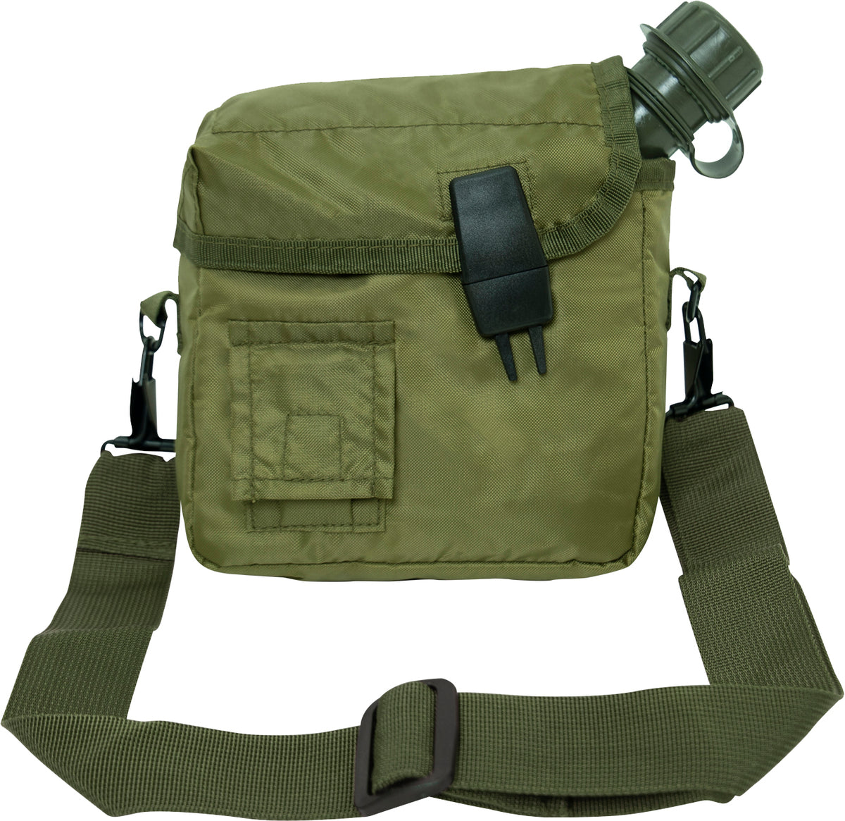 Olive Drab - Military GI Style 2 Quart Bladder Canteen Cover