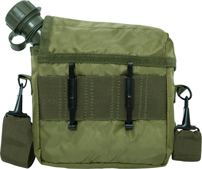 Olive Drab - Military GI Style 2 Quart Bladder Canteen Cover