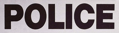 Reflective POLICE Patch Branch Long Tape, 3.5" x 12"