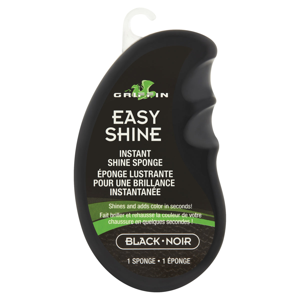 Griffin Black Easy Shine Sponge - Instant high-gloss shine Portable Sponge