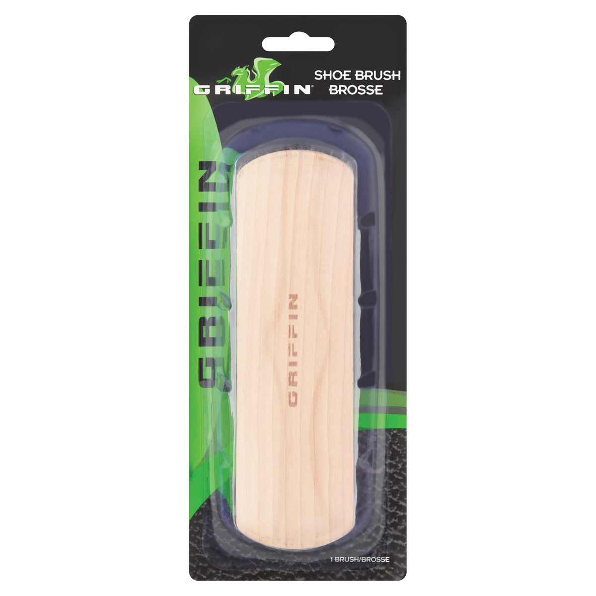 Griffin Shoe Brush Military Horsehair Shoe Shine Brush