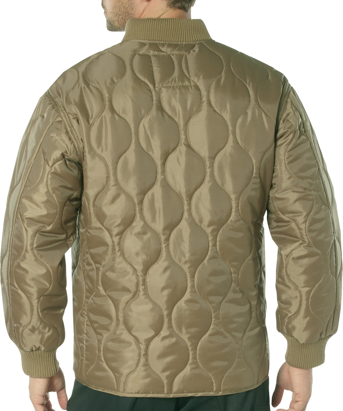 Coyote Brown - Concealed Carry Quilted Woobie Jacket
