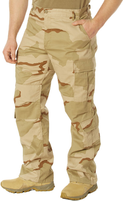 Tri-Color Desert Camouflage - Military Vintage Paratrooper Fatigues