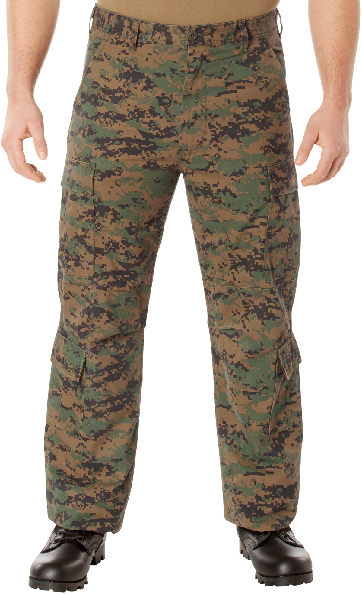 Digital Woodland Camouflage - Military Vintage Paratrooper Fatigues