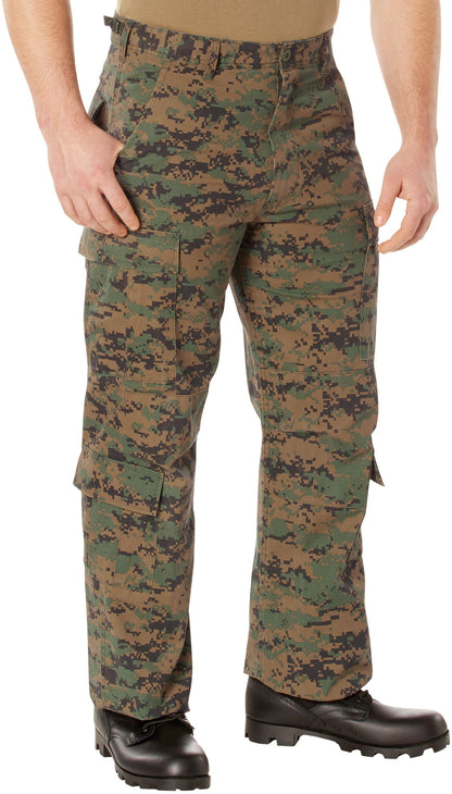 Digital Woodland Camouflage - Military Vintage Paratrooper Fatigues