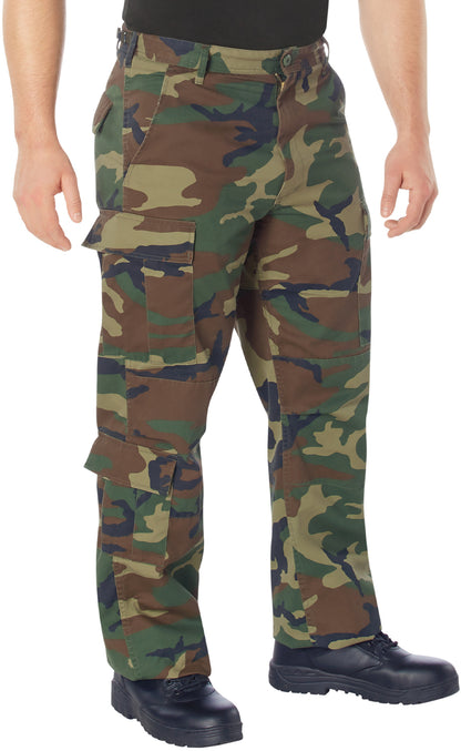 Woodland Camouflage - Military Vintage Paratrooper Fatigues