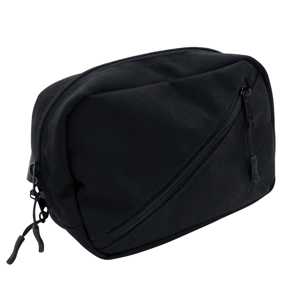 Crossbody Day Bag Belt Bag or Fanny Pack 2L EDC Ultimate Mini Travel Bag - Black