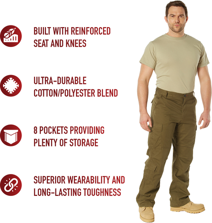 Russet Brown - Military Vintage Paratrooper Fatigues