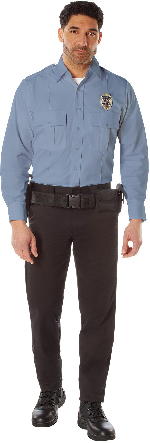 Light Blue - Official Law Enforcement Uniform Shirt Long Sleeve