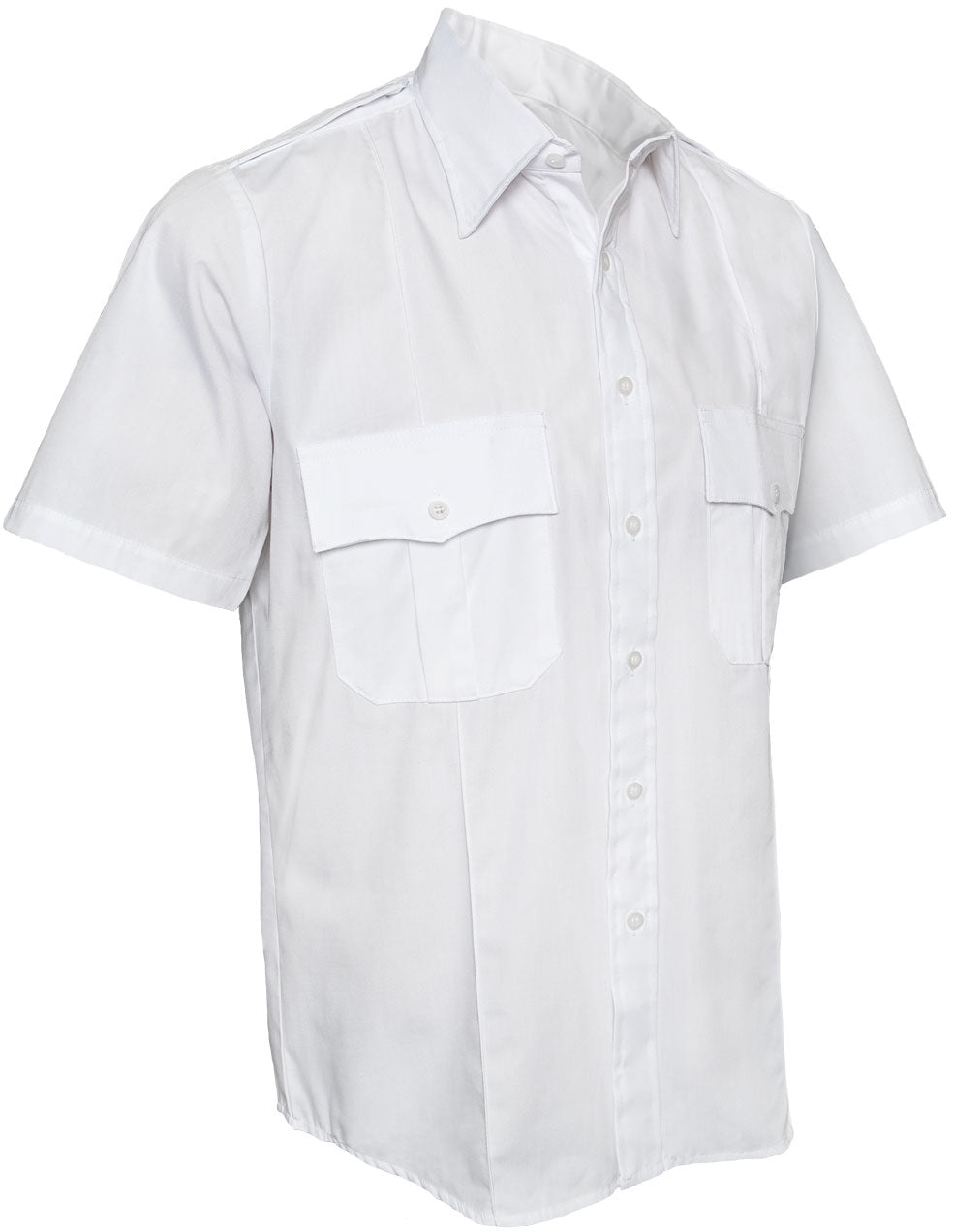 White - Official Law Enforcement Uniform Shirt Short Sleeve