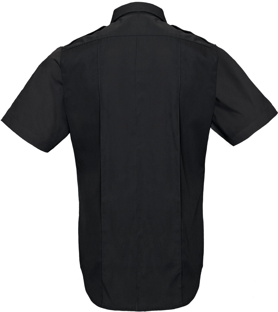 Navy Blue - Police Uniform Shirt Short Sleeve Law Enforcement Security Dress Top