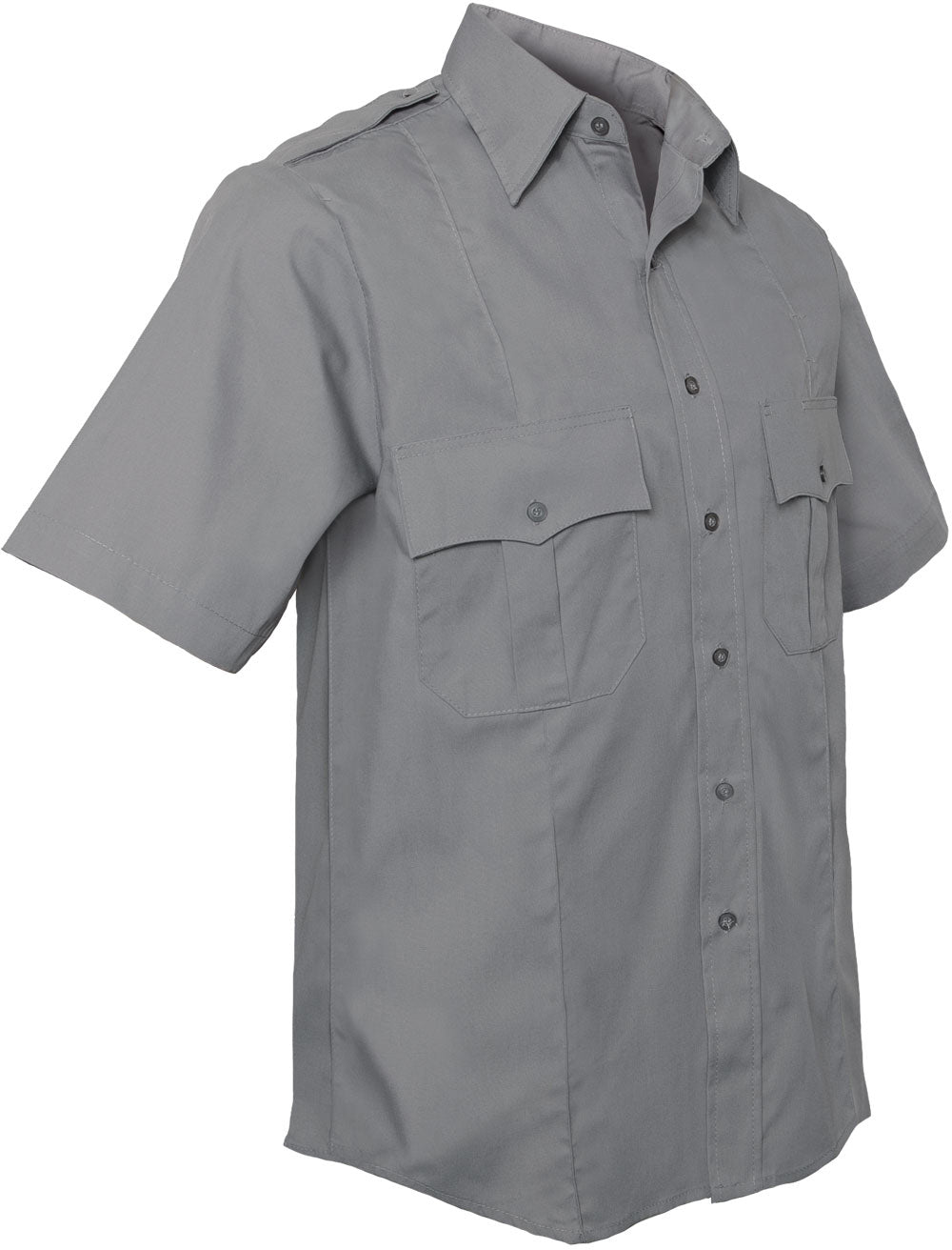Grey - Official Law Enforcement Uniform Shirt Short Sleeve