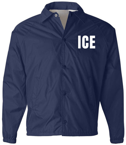 ICE Lightweight Waterproof Windbreaker Jacket – Immigration Enforcement Replica Costume Coat