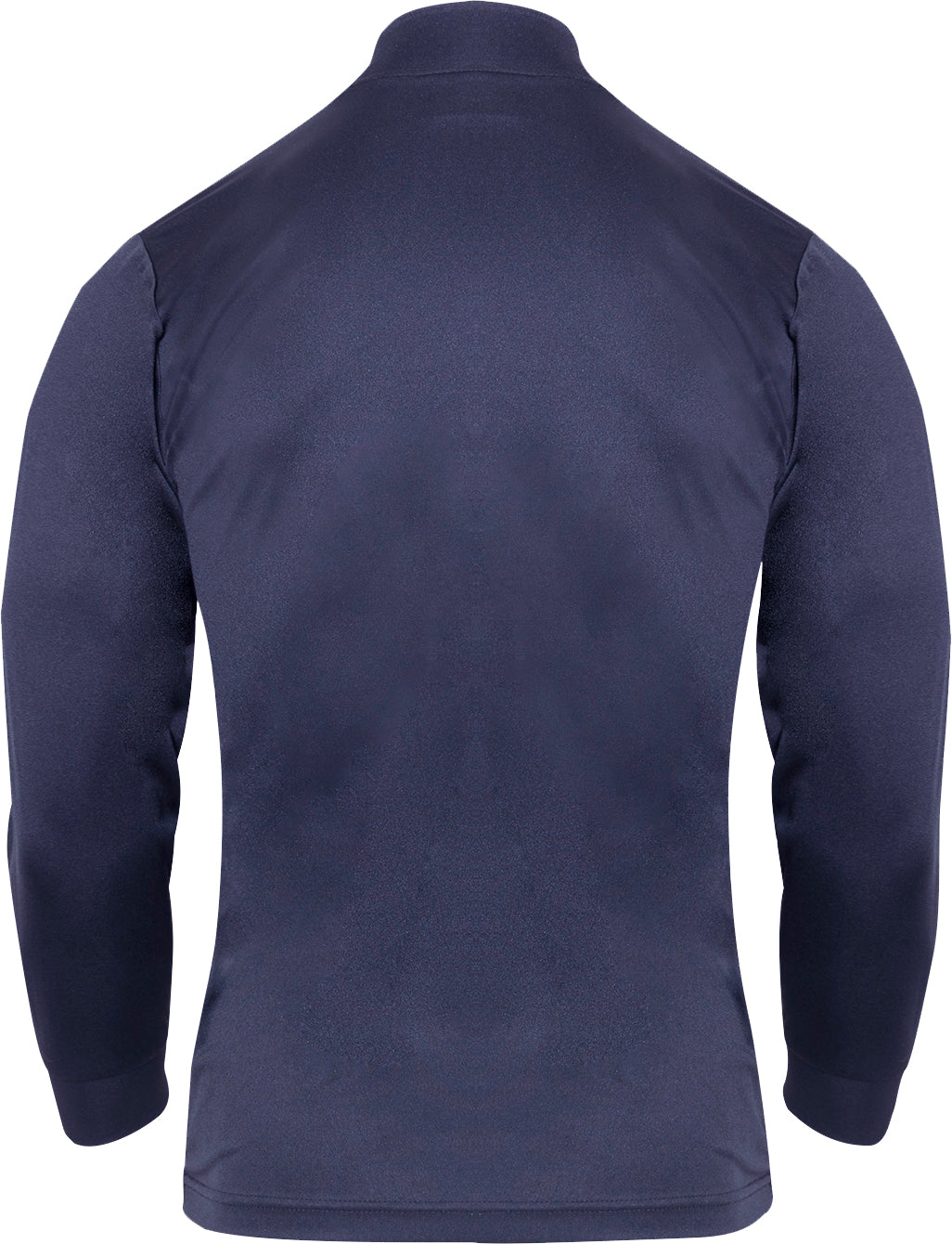 Midnight Navy Blue - Moisture Wicking Mock Turtleneck