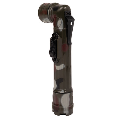 Woodland Camouflage - Army Style Mini Anglehead Flashlight Set