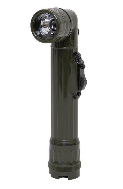 Olive Drab - Military GI Style Mini Anglehead Flashlight