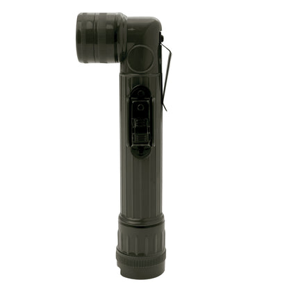 Olive Drab - Military GI Style Mini Anglehead Flashlight