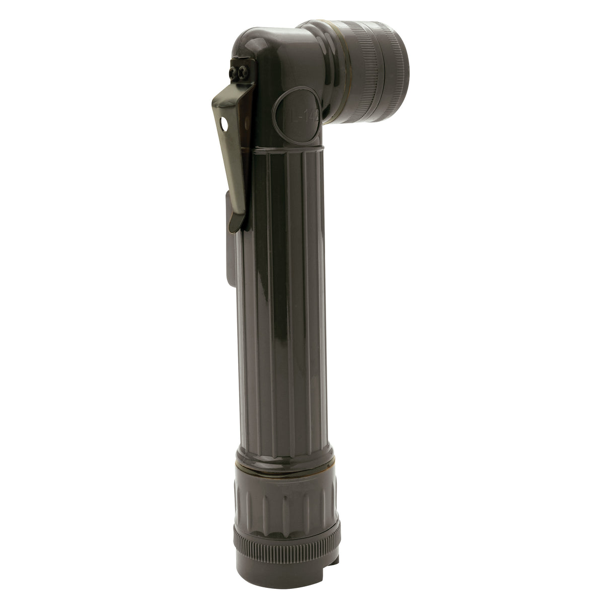 Olive Drab - Military GI Style Mini Anglehead Flashlight