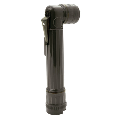 Olive Drab - Military GI Style Mini Anglehead Flashlight