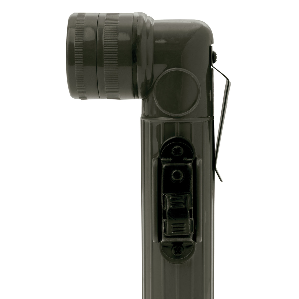 Olive Drab - Military GI Style Mini Anglehead Flashlight