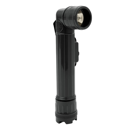 Black - Military GI Style Mini Anglehead Flashlight Set